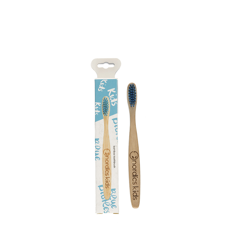 Cepillo Dental Bambú Niños Azul 1 unidad Nordics