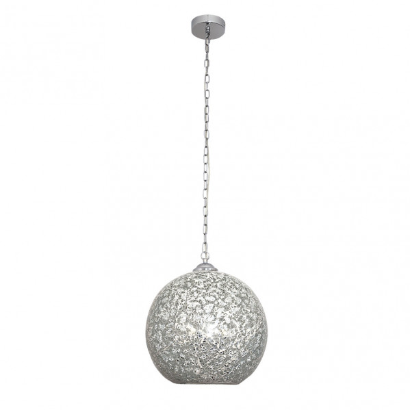 Colgante MOSAICO color en cromo modelo Tenor Regulable FABRILAMP