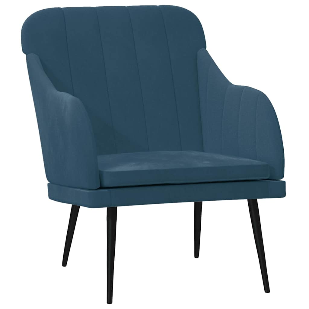 vidaXL Sillón Silla de Descanso Relax Asiento Mueble Salón Dormitorio Terciopelo