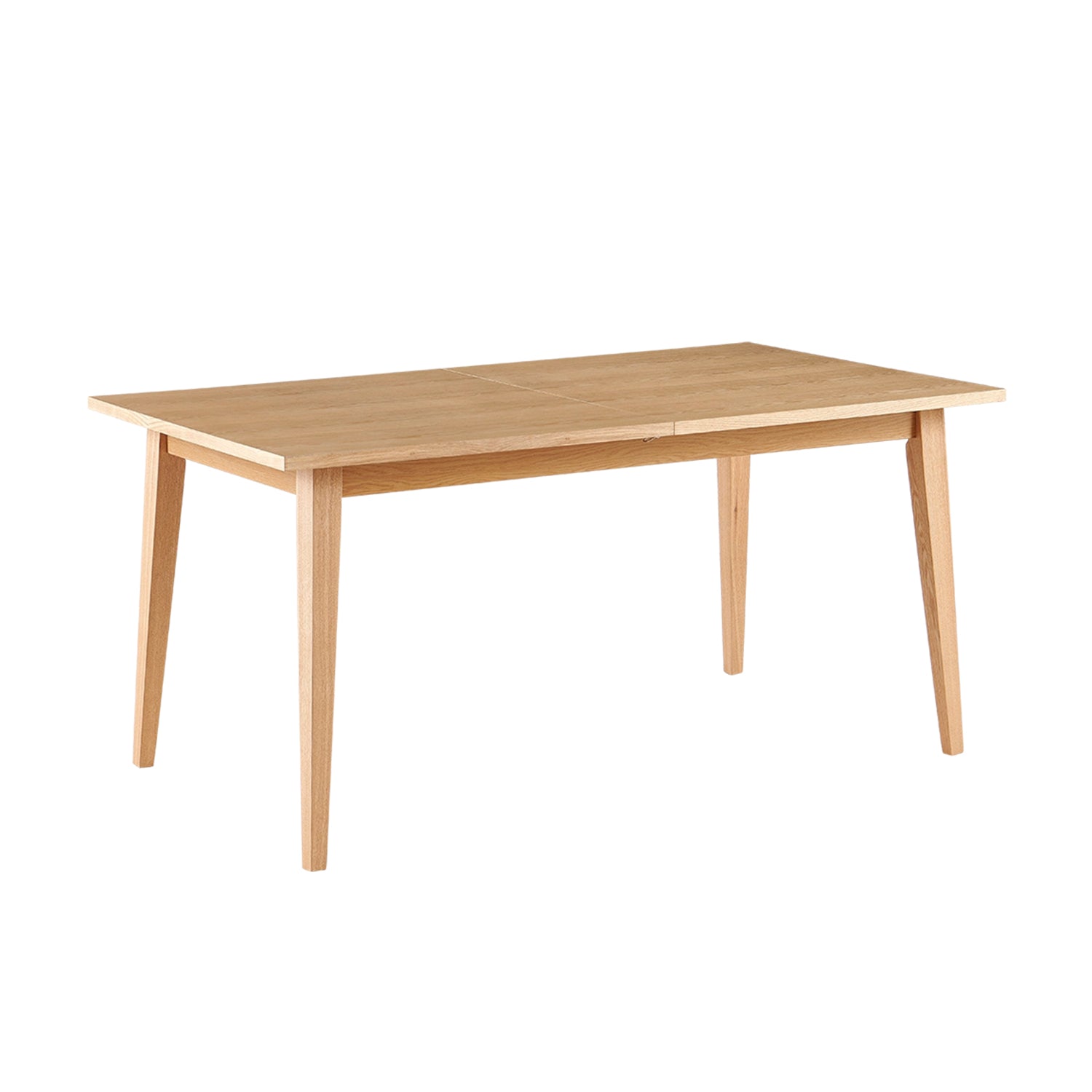 Mesa de comedor rectangular extensible ebon natural y madera para hogar moderno mueble de almacenaje  - Homekit