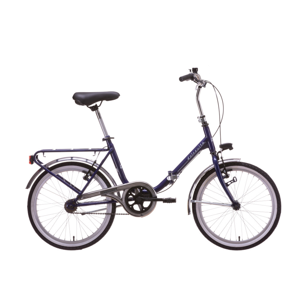 Vitalgym Bicicleta de Paseo Plegable 20" Scrapper Dolcevita Azul