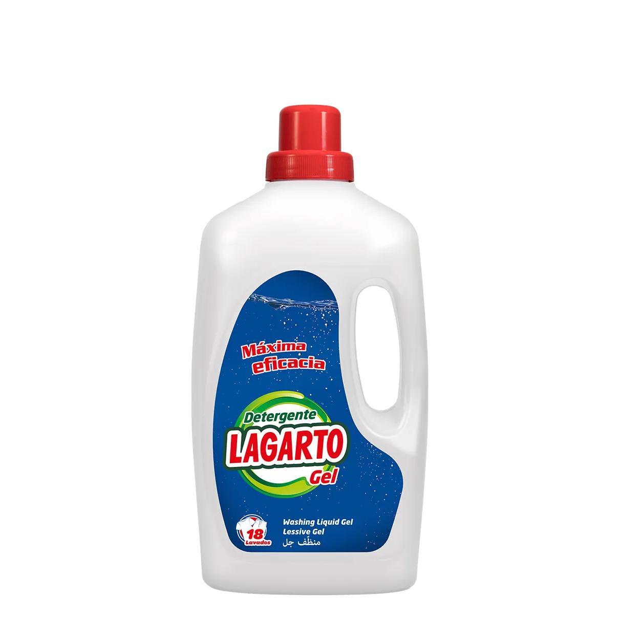 UD - Pack de 3 Lagarto Detergente Líquido Gel – 18 Lavados por Botella | Limpieza Profunda, Aroma Duradero