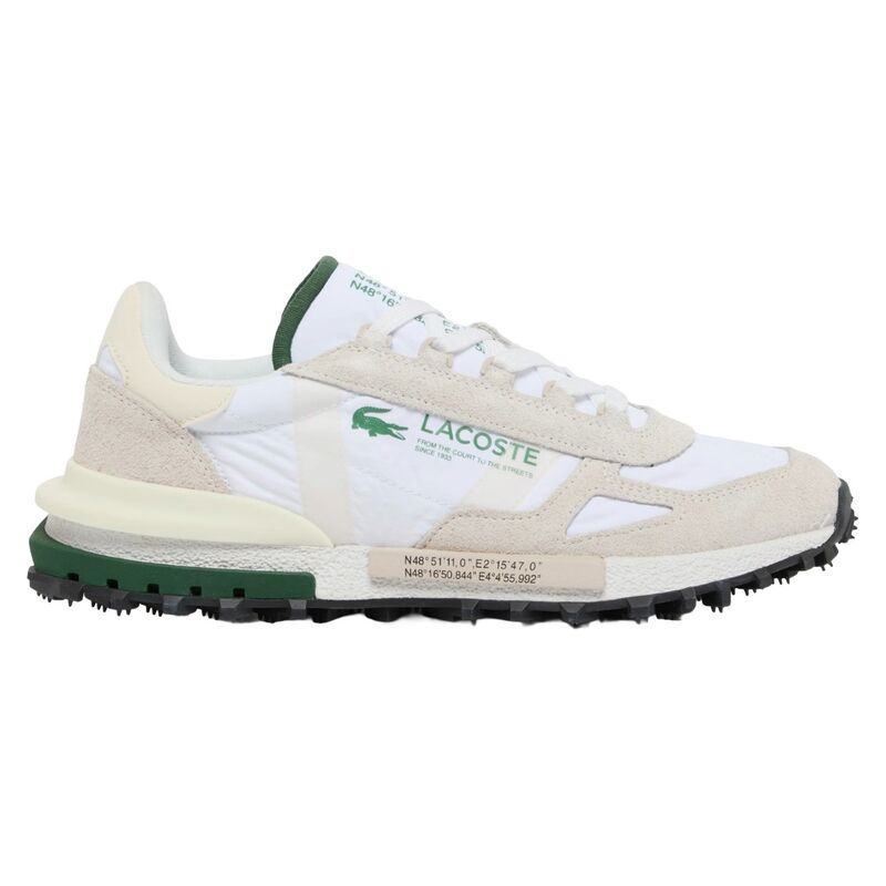Zapatillas Blancas y Verdes Lacoste Elite Active White Cómodas y Ligeras