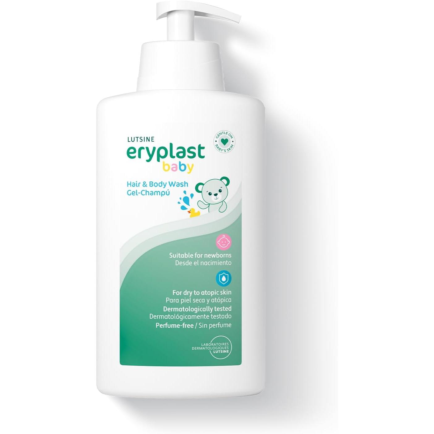 ERYPLAST LUTSINE BABY GEL-CHAMPÚ 500 ML. Respeta la piel del bebé.