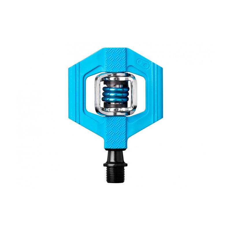 CRANKBROTHERS - Pedales de ciclismo Candy 1 color azul para bicicleta de montaña y carretera, cuerpo compuesto ligero de una pieza, alas de acero estampado y rodamientos premium con sello doble, 294 g por par