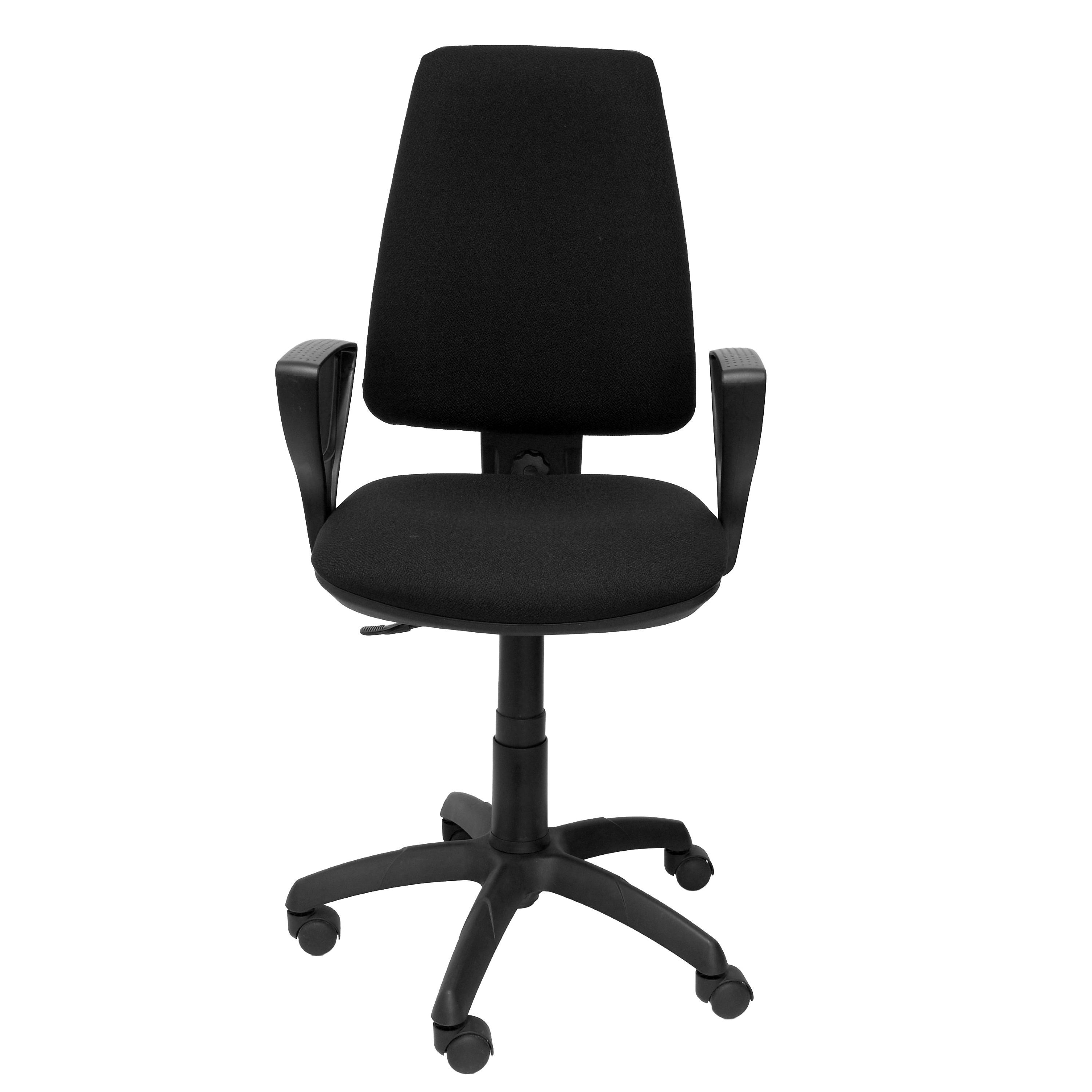 Silla Piqueras Y Crespo Elche CP Bali Negro Ergonómica Regulable con Brazos Fijos