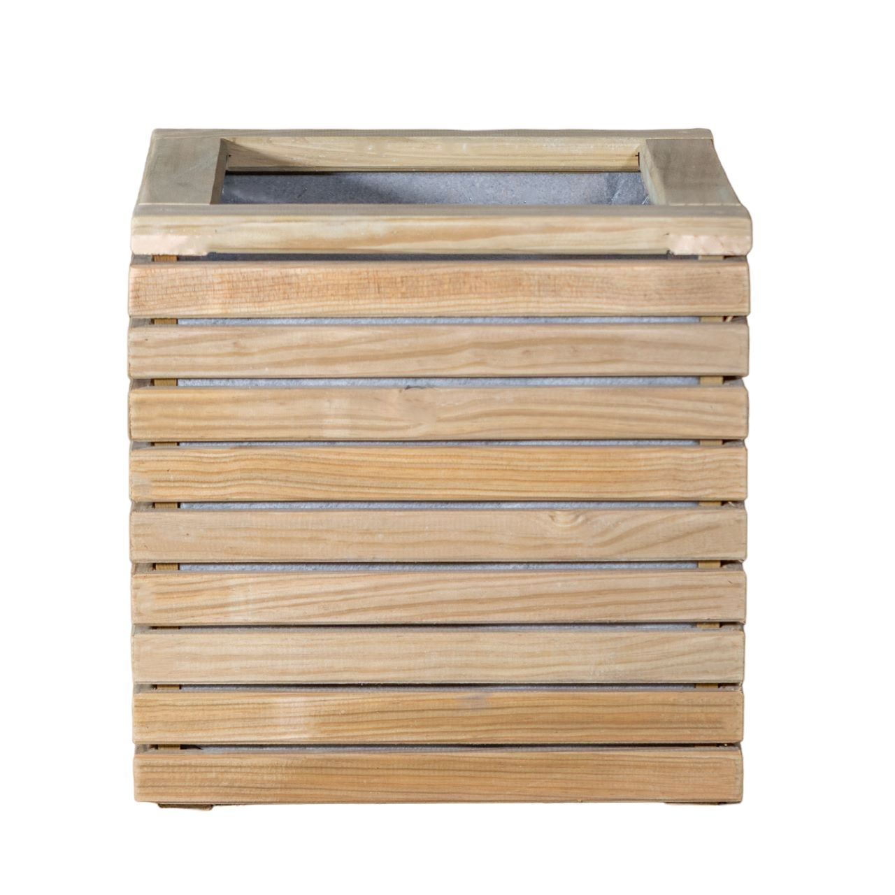 Jardinera de Madera de Pino Tratada para Exterior con Malla Geotextil – Gama LUXE- VidaHuerto