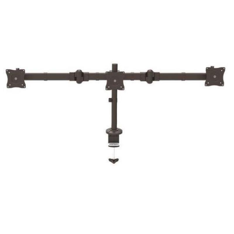 Startech Brazo para 3 Monitores de Montaje en Escritorio de hasta 27" (8Kg)