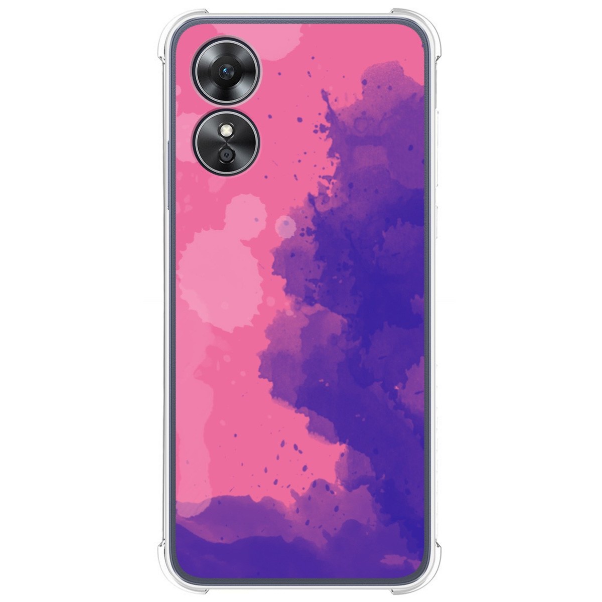 Funda Silicona Antigolpes para Oppo A17 diseño Acuarela 07 Dibujos