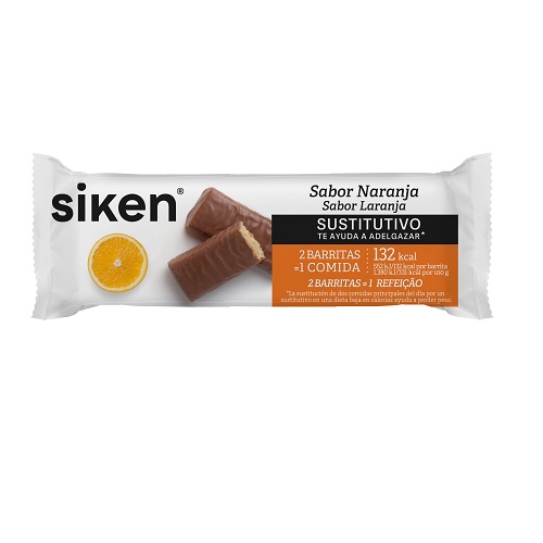 Siken Sustitutivo de Comida Barrita Naranja 40g