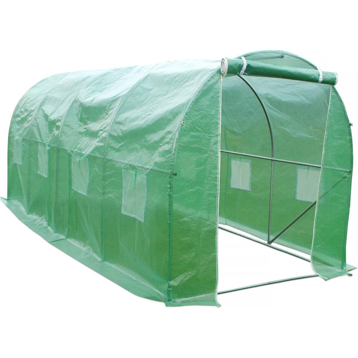 Habitat y Jardin - Invernadero tunel de jardín Althea - 9m² - 4.5 x 2 x 2 m