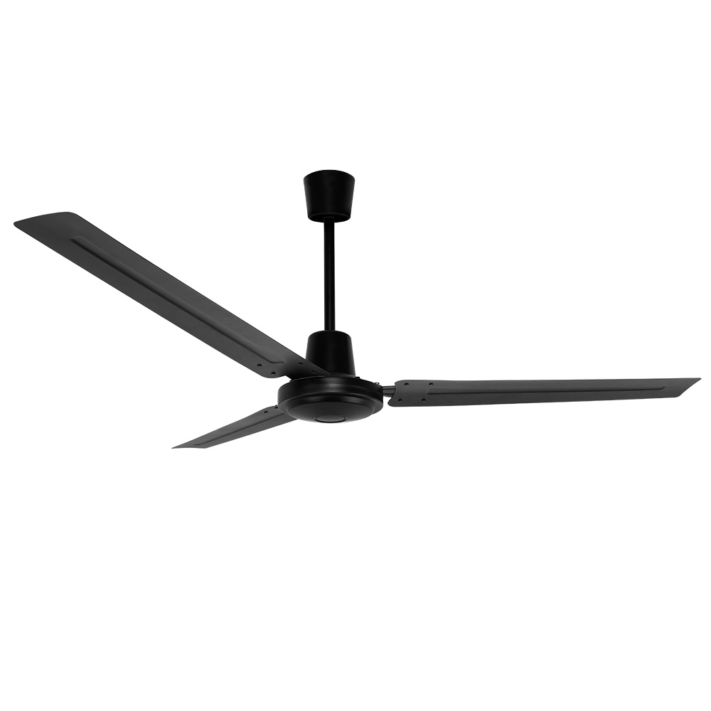 Ventilador de techo Orbegozo CF 107142, motor AC de alto rendimiento, 3 aspas metálicas, 5 velocidades, mando de pared, 142 cm de diámetro, 70 W