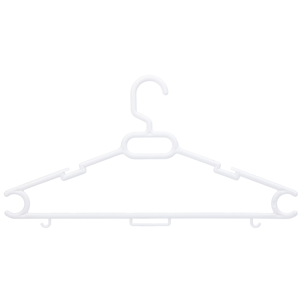 Wonderlust Deco - Percha mega blanca caja de 132 uds 42,20x0,73x21h cm Blanco 42,20x0,73x21h cm