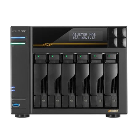 Servidor AMD Ryzen V3C14 Asustor AS6806T  | Compatibilidad con RAID