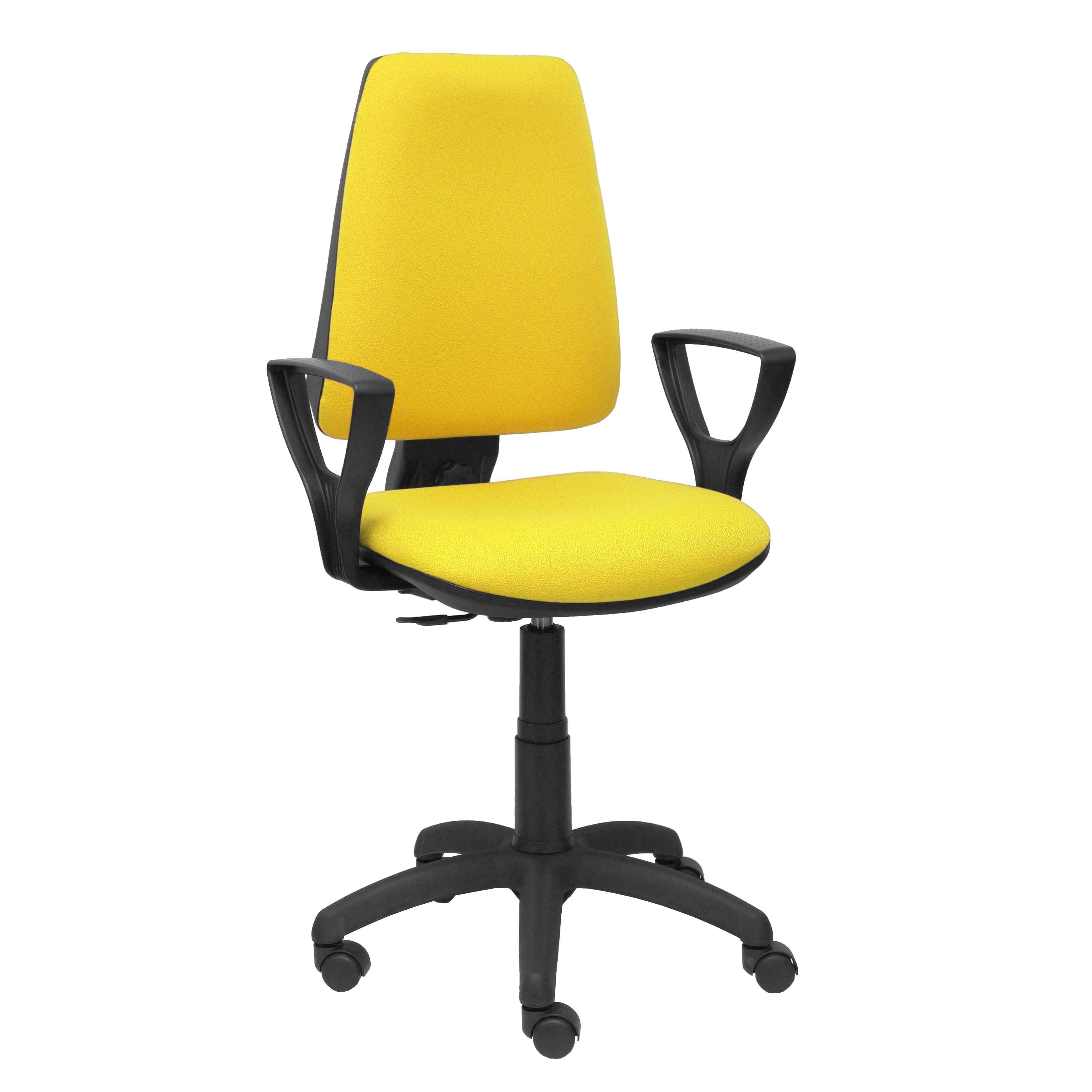 Silla de Oficina Ergonómica Piqueras Y Crespo Elche CP Bali Amarillo