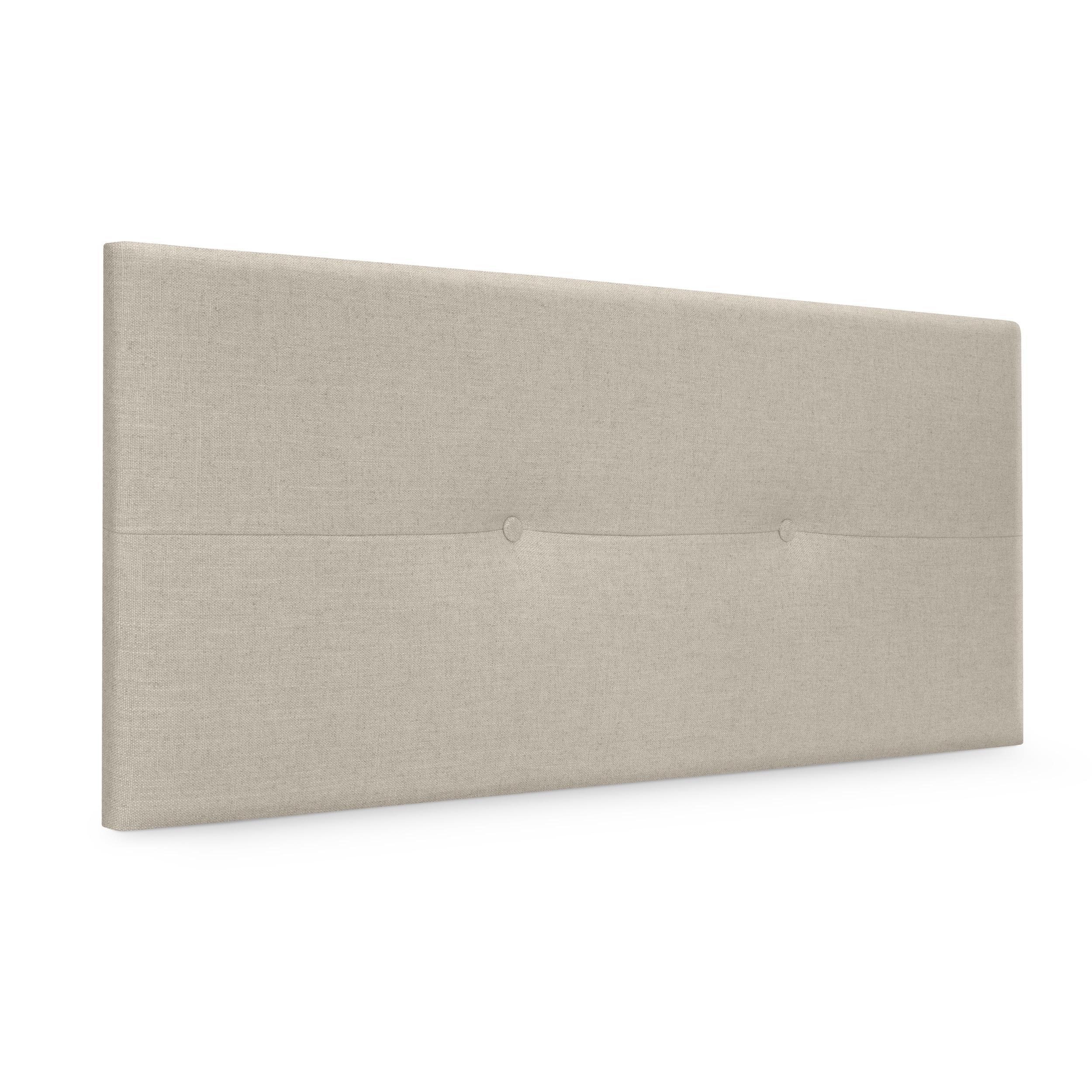 DHOME Cabecero de Lino Natural con Botones Cabezal Tapizado Cama Dormitorio Moderno TOP TRENDING