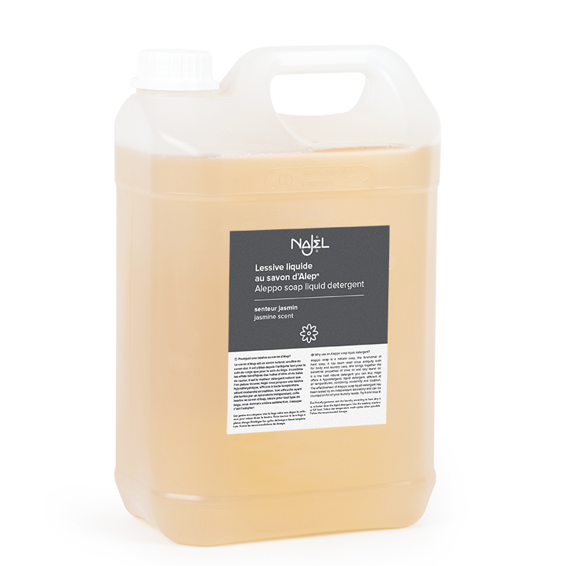Detergente líquido con jabón de Alepo y Jazmín 5 L Najel
