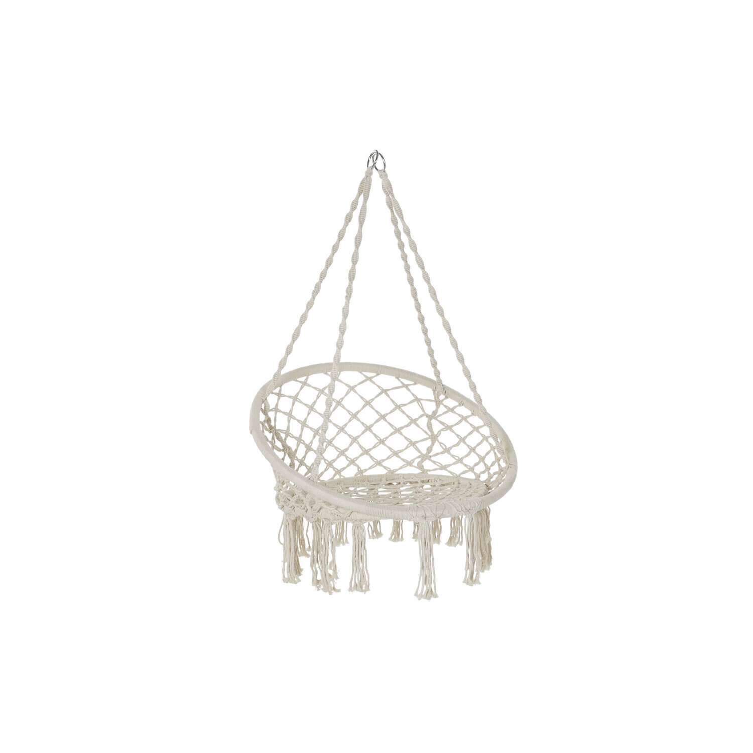Silla colgante algodon acero 80x63x120 100kgs , El mejor complemento para tu hogar.