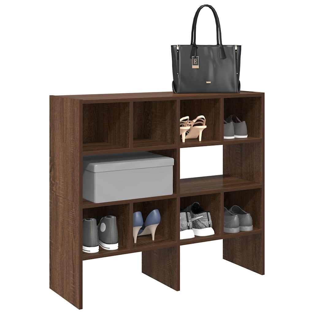 vidaXL Zapateros 2 uds apilables 89,5x30x40 cm en color Roble Sonoma/Gris hormigón/Marrón roble y más