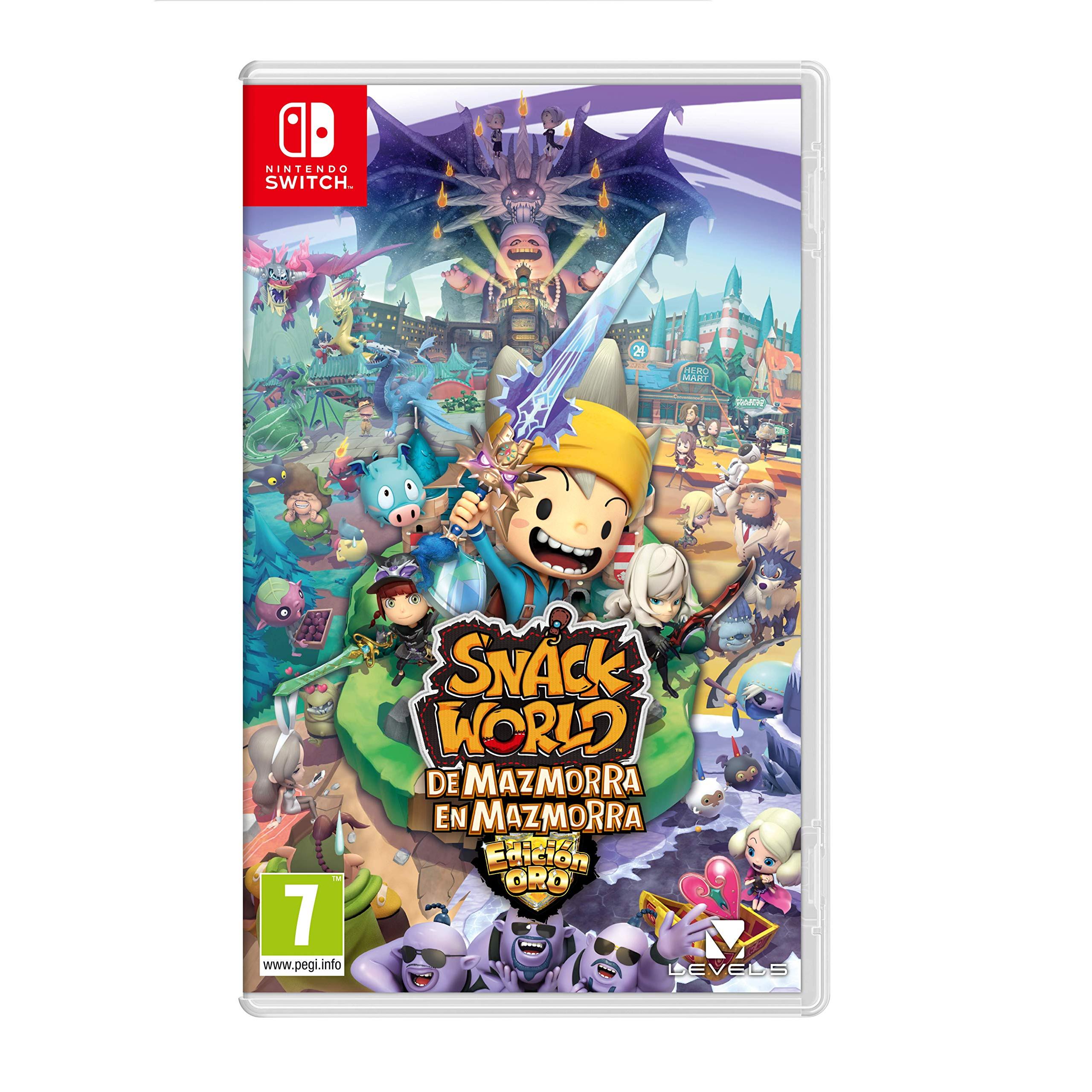 Snack World: De Mazmorra En Mazmorra - NINTENDO SWITCH - [PAL ESP] - Nuevo