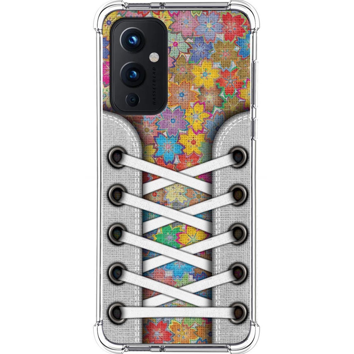 Tumundosmartphone Funda Silicona Antigolpes para OnePlus 9 5G diseño Zapatillas 05 Dibujos