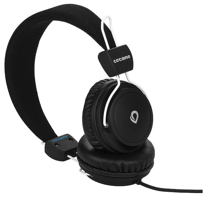 Co:Caine City Beat Auriculares Alámbrico Diadema Negro