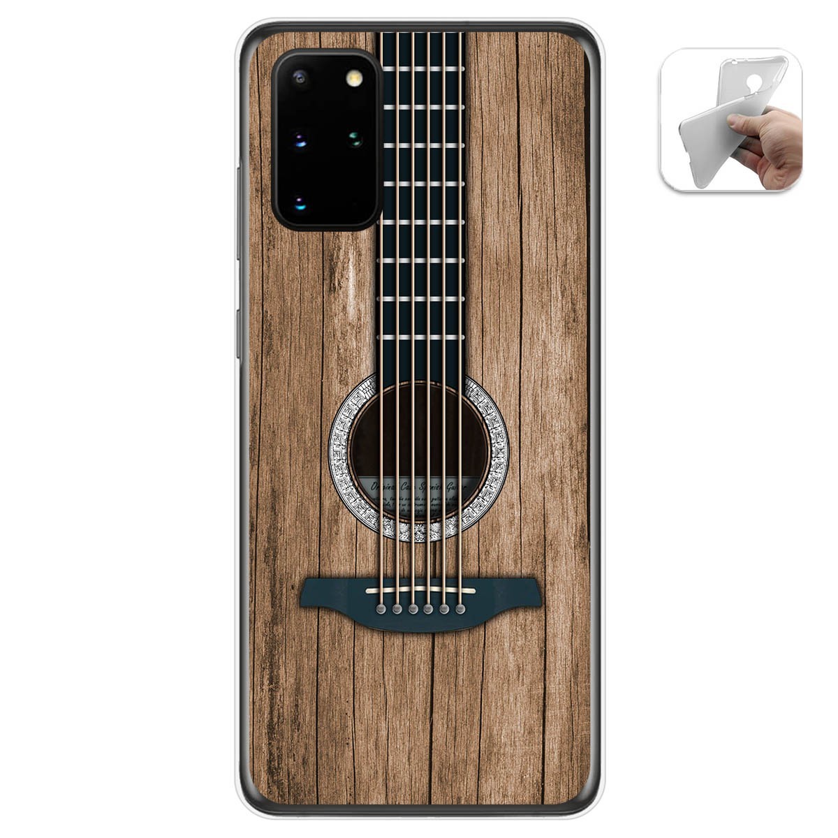 Tumundosmartphone Funda Gel Tpu para Samsung Galaxy S20+ Plus diseño Madera 11 Dibujos