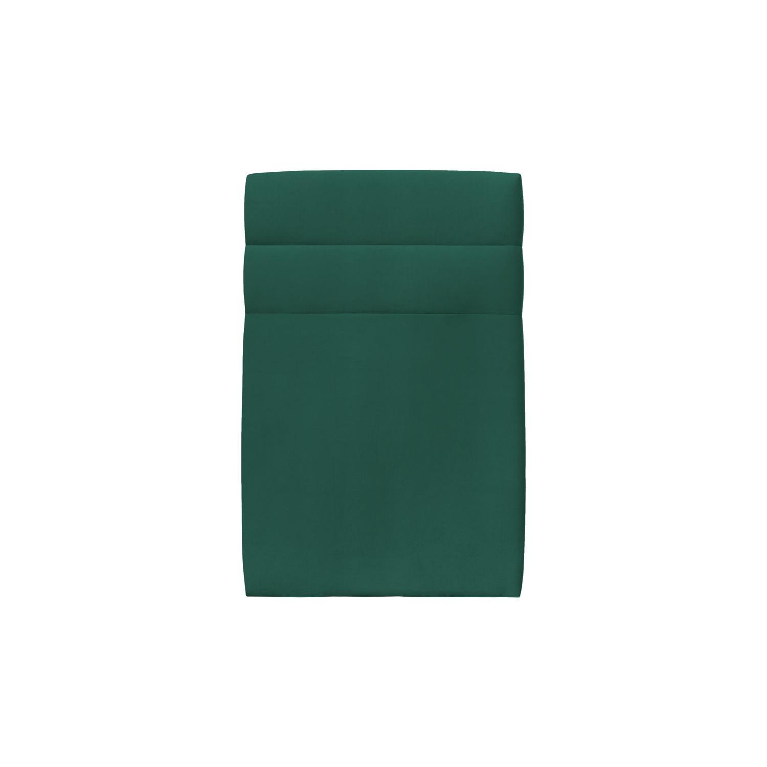 Cabecero 90 cm Lines - Tela Terciopelo Verde