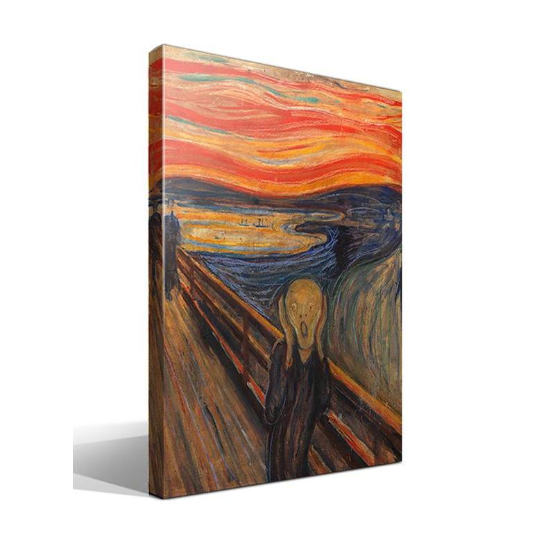 Cuadro Edvard Munch Alta Resolución en Lienzo Algodón 100% - Fabricado en España