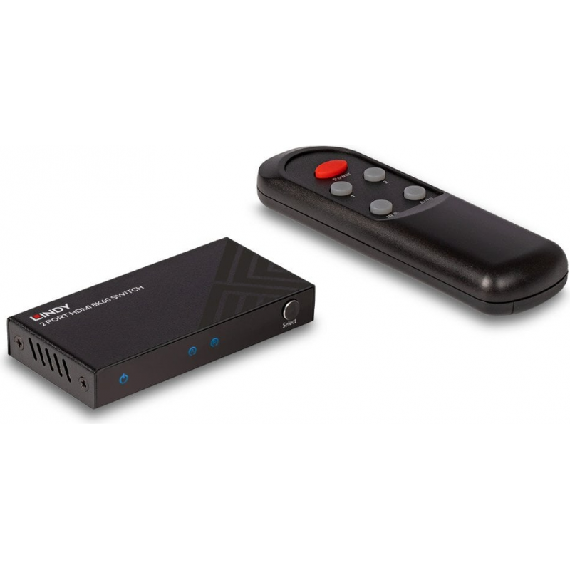 Onmutador hdmi 8k60 de 2 puertos