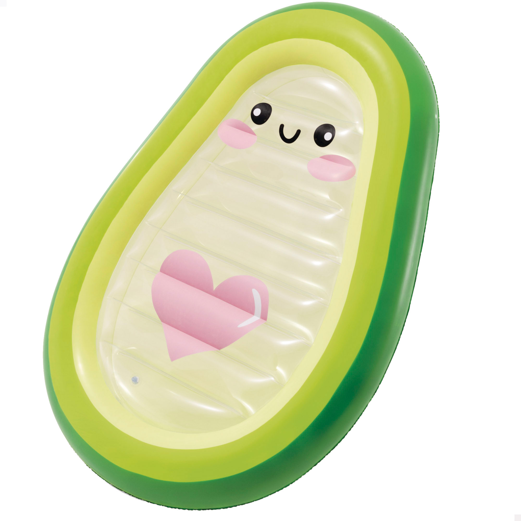 INTEX - Colchoneta hinchable de aguacate, 165x114 cm, para playa, para piscina, capacidad máxima para 1 persona, peso máximo 100 kg, +14 años