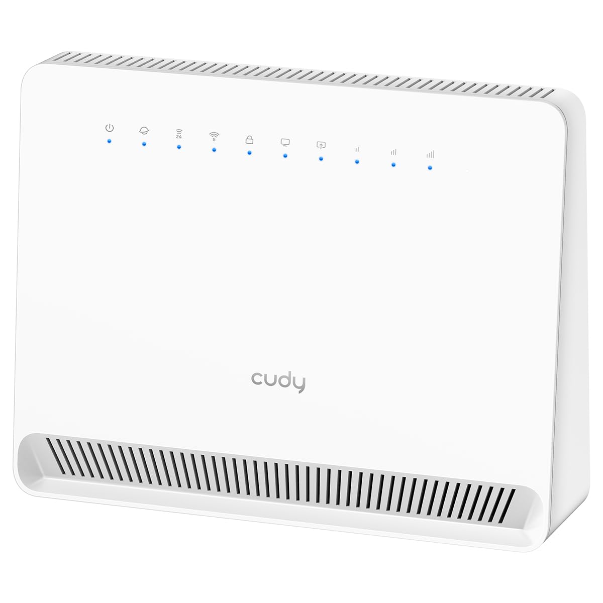 Cudy LT500E 4G LTE Cat 4 Módem Router Rápido con Ranura para Tarjeta SIM, WiFi AC1200, OpenVPN, Wireguard, IPsec, Cliente VPN, Antenas Interno, Mesh