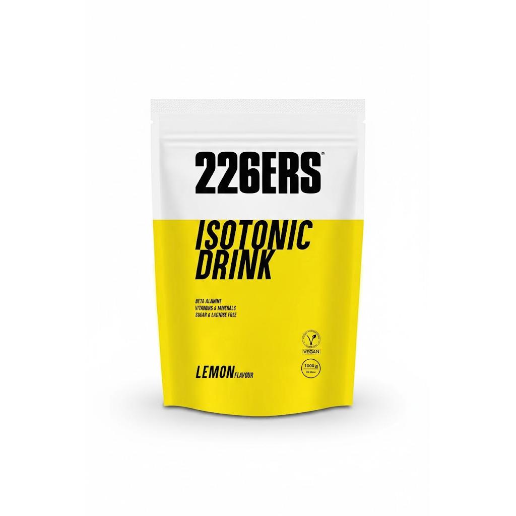 226ers Isotonic Drink 1 kg - Bebida Isotónica con Amilopectina, Sales Minerales y Vitaminas - Sin Azúcar, Sin Gluten y Vegano - Energía y Rehidratación para Deportistas de Resistencia