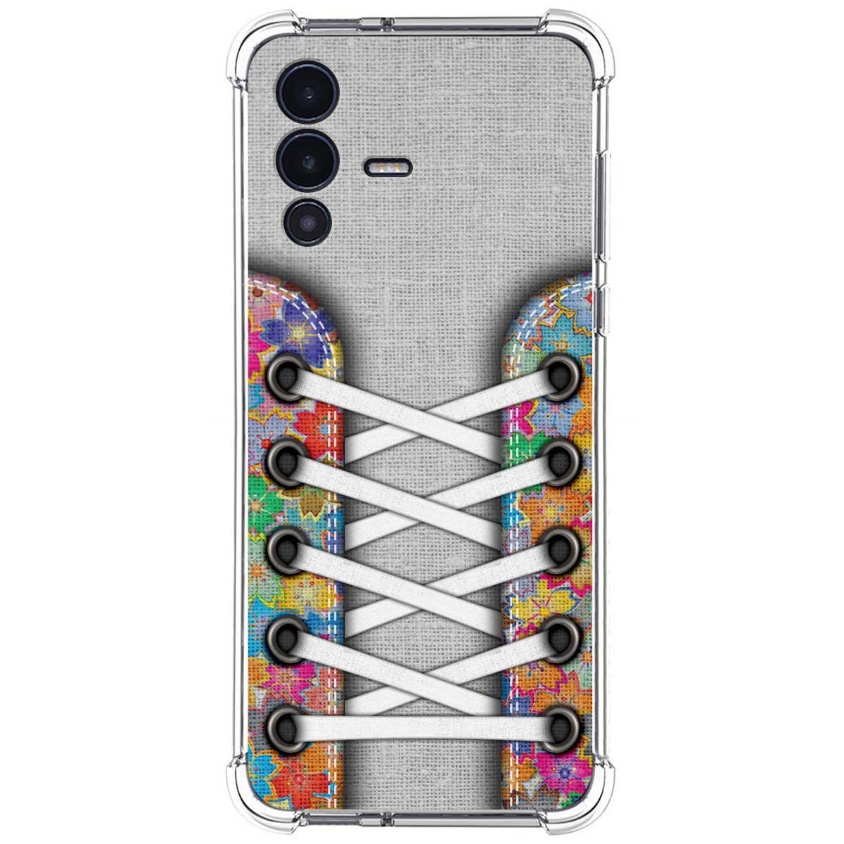 Funda Silicona Antigolpes para Vivo V23 5G diseño Zapatillas 04 Dibujos