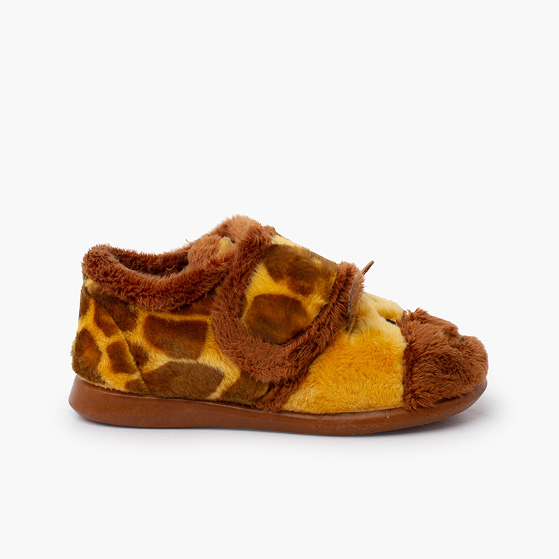 Pisamonas Zapatillas casa pelito jirafa