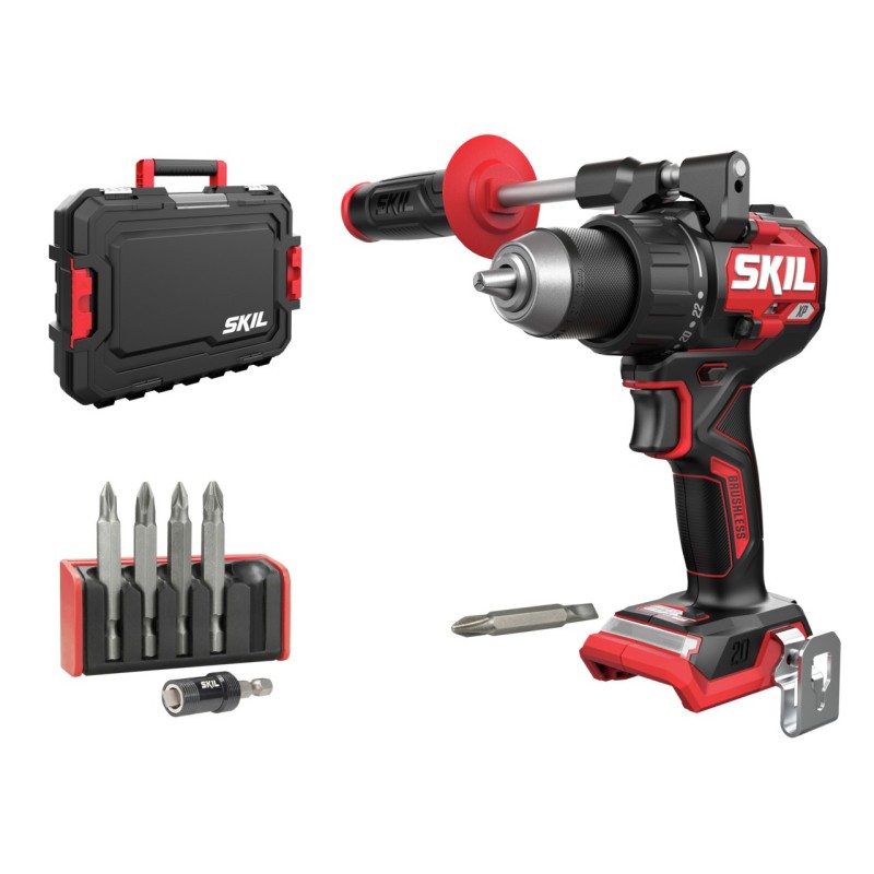 Taladro/atornillador a batería Skil 3080 XP brushless con 2 marchas y alto par