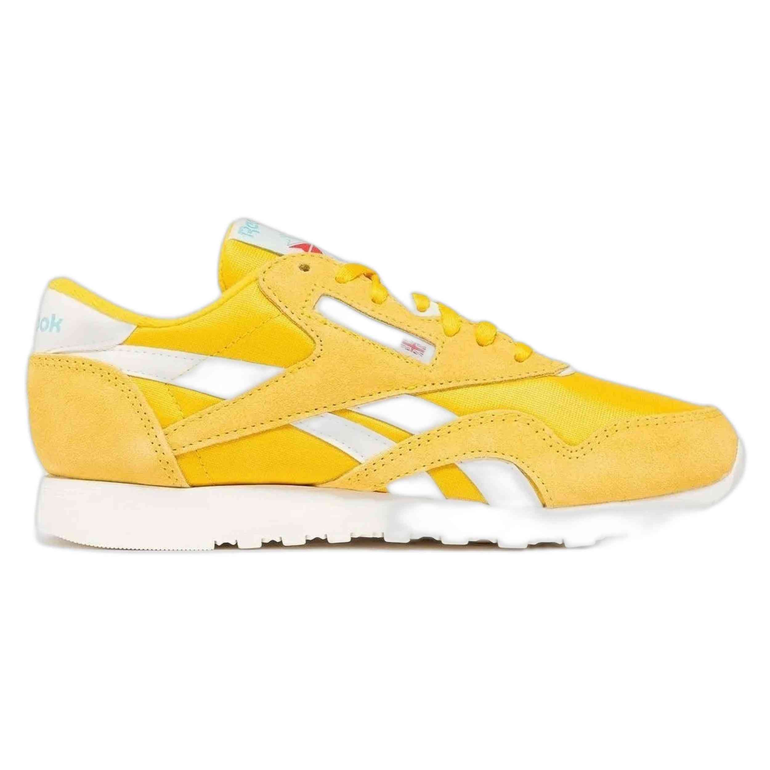 Reebok Calzado Sportswear marca modelo para mujer en color amarillo