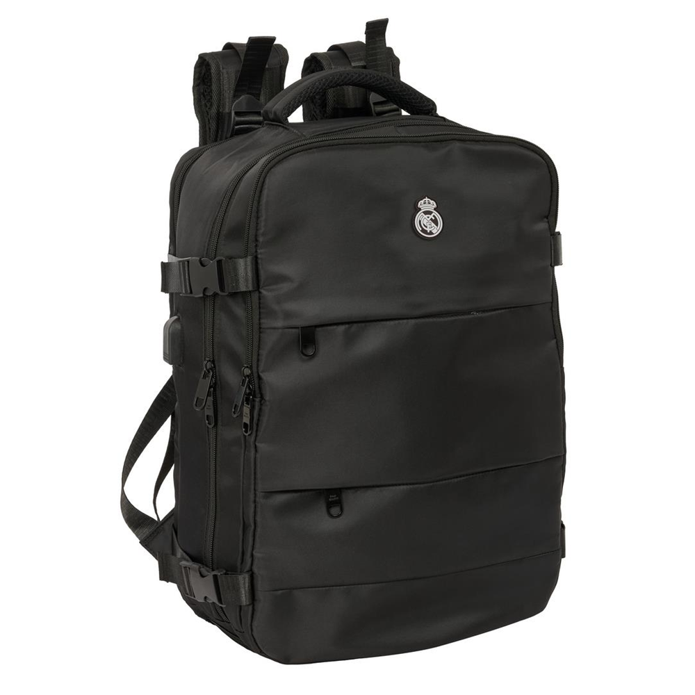 Mochila Viaje Cabina Portatil 15,6'' Real Madrid Negra 29x44x19 Cm (612524834)