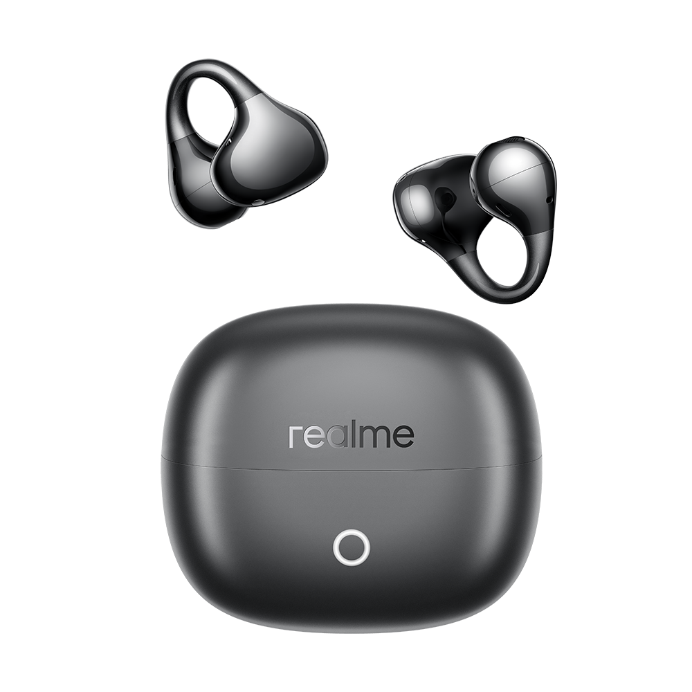Auriculares - realme Buds Clip Auriculares inalambricos Bluetooth, Auriculares con clip para la oreja, Diseño que se ajusta a la oreja, Algoritmo NextBass, Al Translator, Diseño de Titanio, Peso ligero de 5.3 g, Sonido Potente, cascos inalambricos