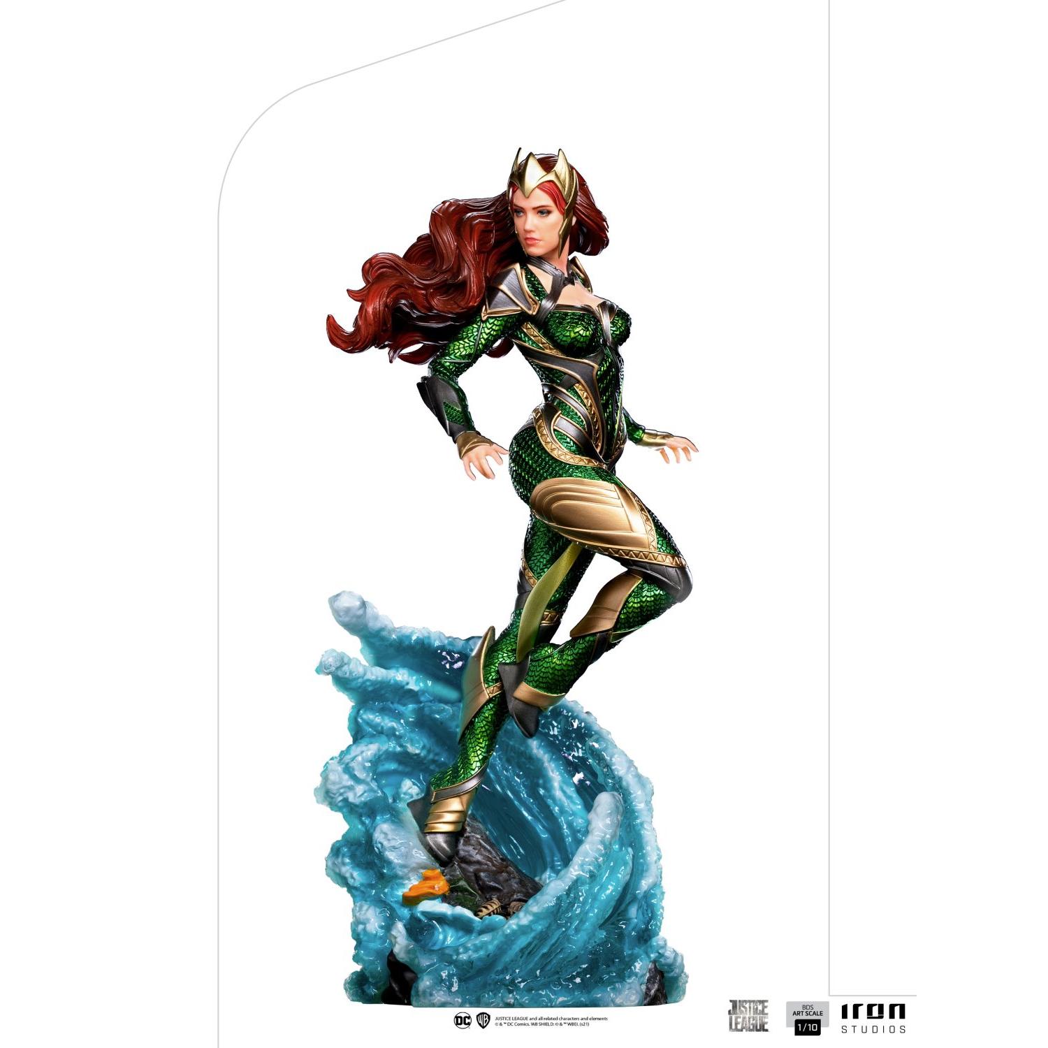 IRON STUDIO Justice League - Mera - Estatuilla 1/10 - Escala artística - 21 cm
