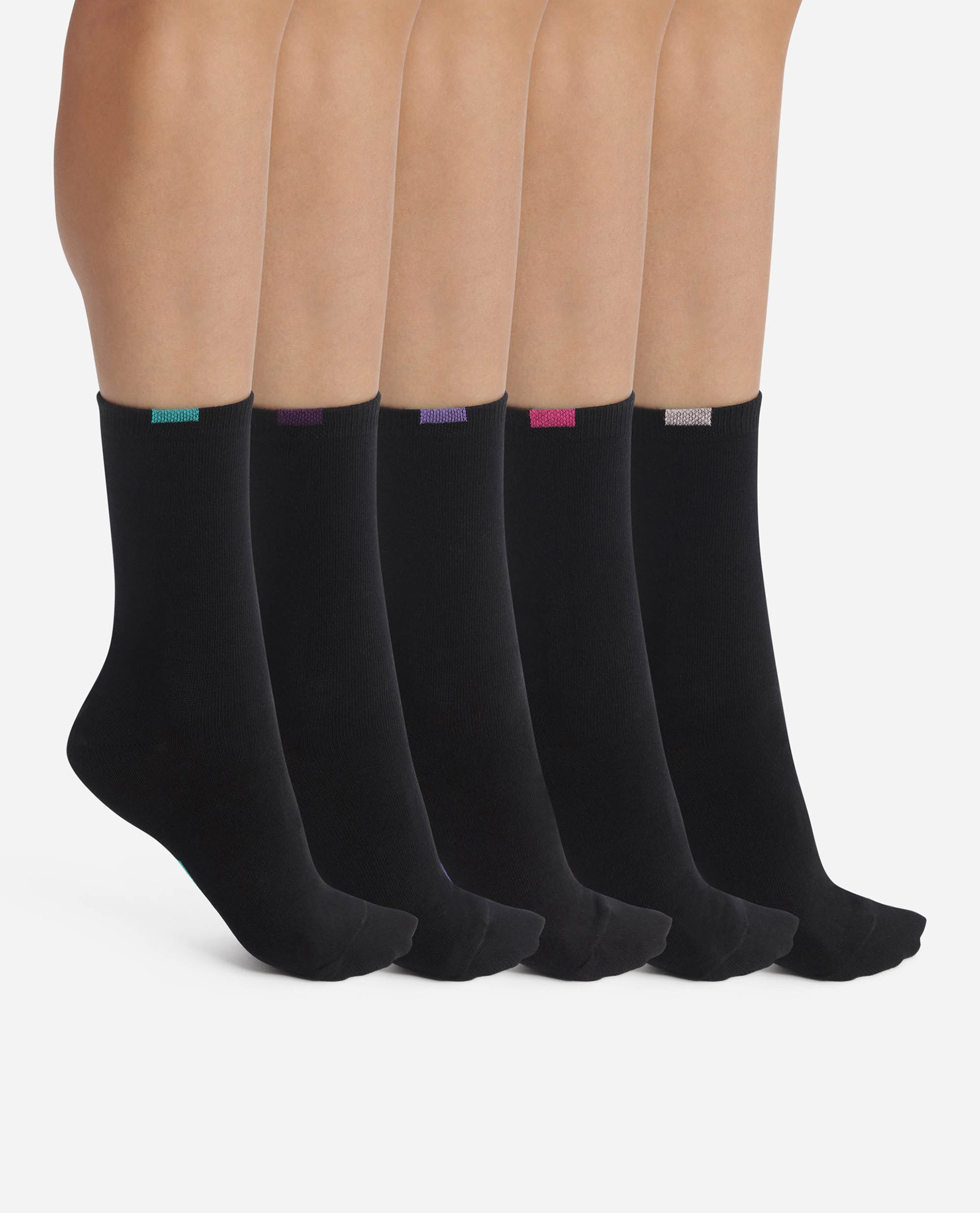 Pack de 5 calcetines altos de mujer