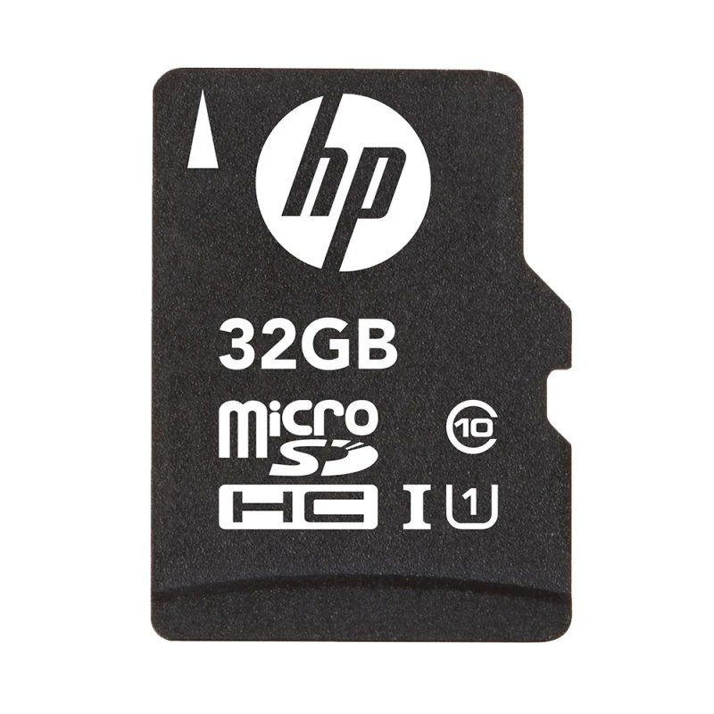 HP - Tarjeta de memoria micro SD 32GB SDU32GBHC10HP-EF Class 10/U1 para smartphones, cámaras y tablets con transferencias rápidas y alta fiabilidad