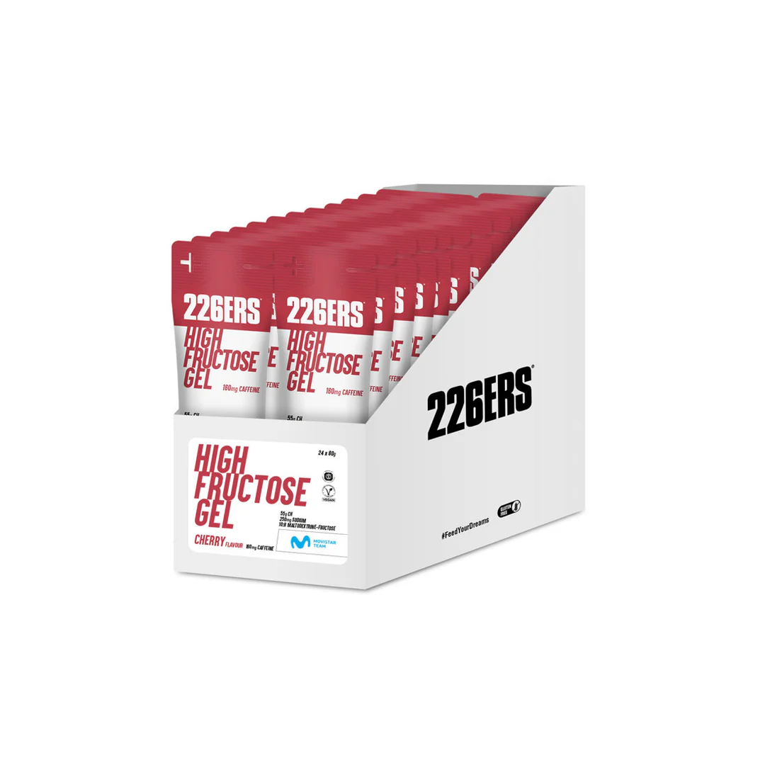 226ERS CAJA 24 HIGH FRUCTOSE GEL 80g Varios sabores