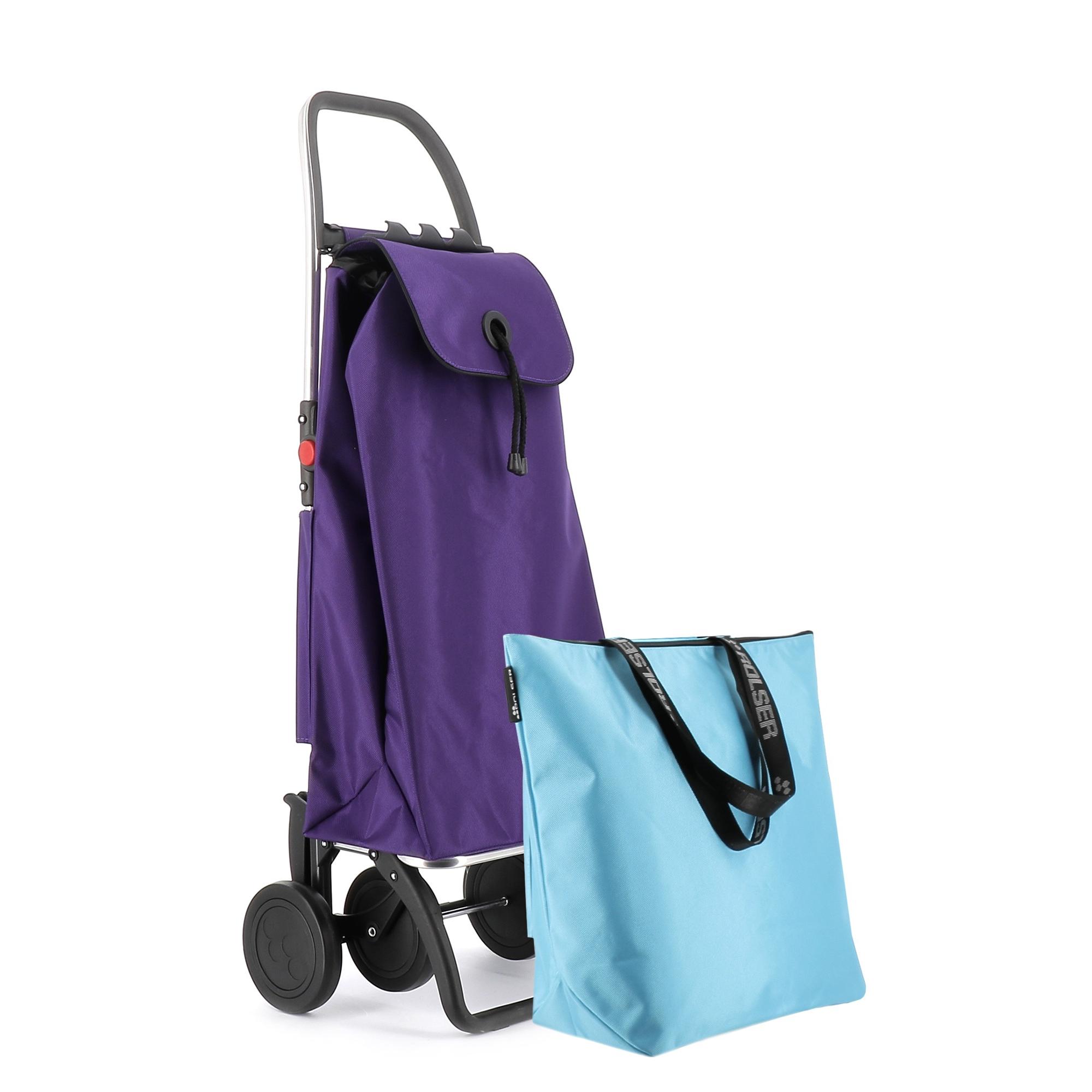 Combo Carro Rolser I Max Mf 4 Ruedas Plegable Bolsa Extra