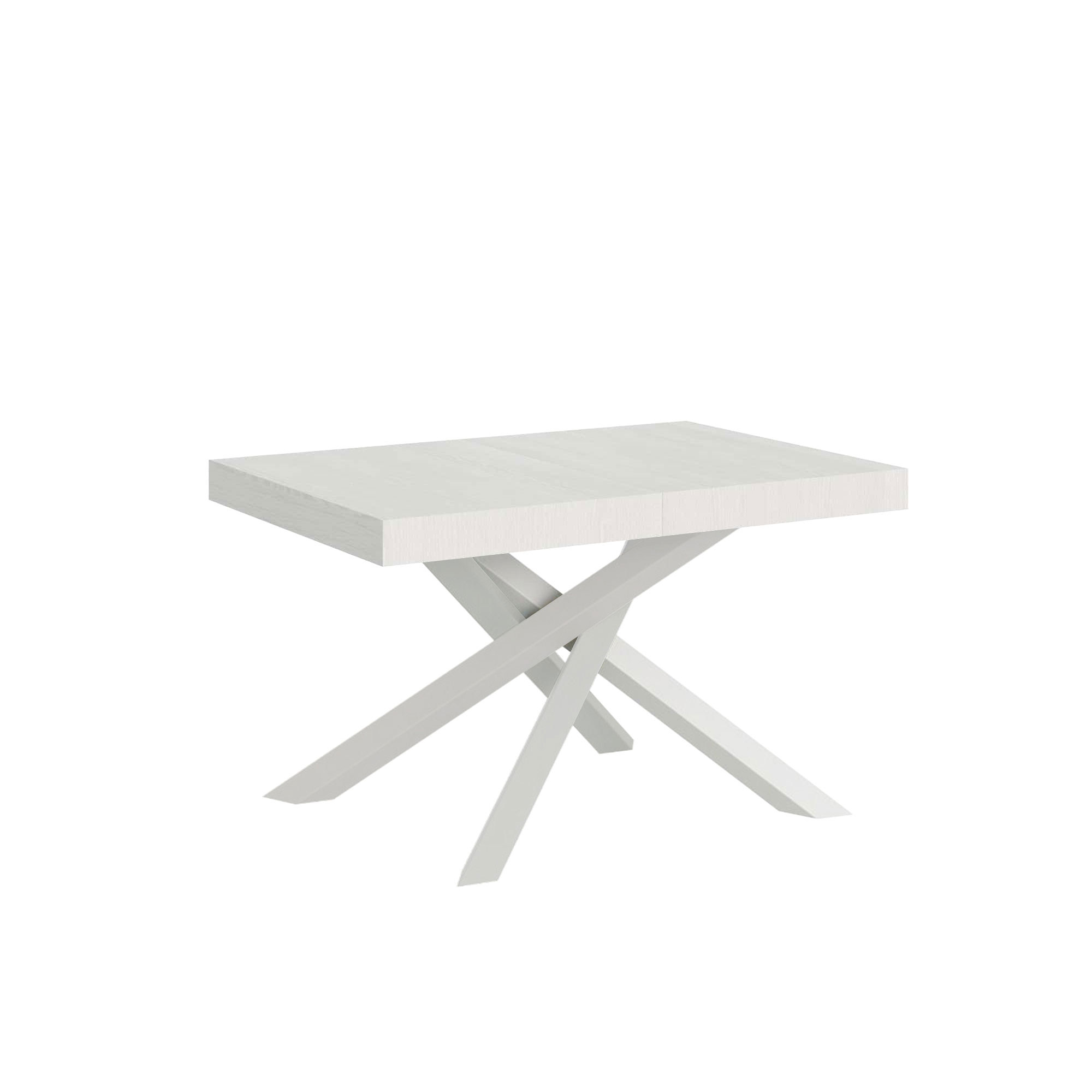 Mesa extensible 90x120/380 cm Volantis Premium estructura blanca fresno - Itamoby