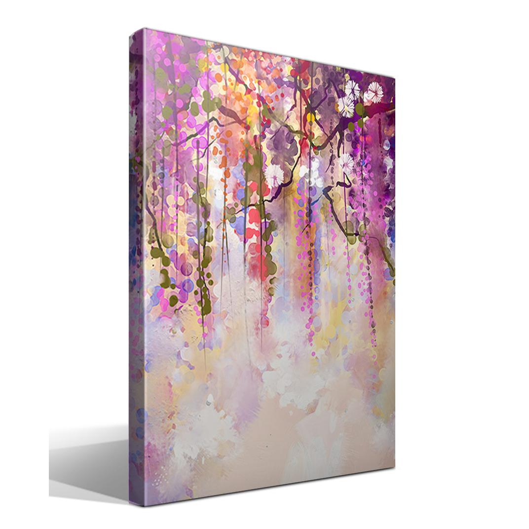 Cuadro Canvas Floral 3 - Imagen Realista - Lienzo de Algodón 100% - Bastidor de Madera Reforzado - Fabricado en España