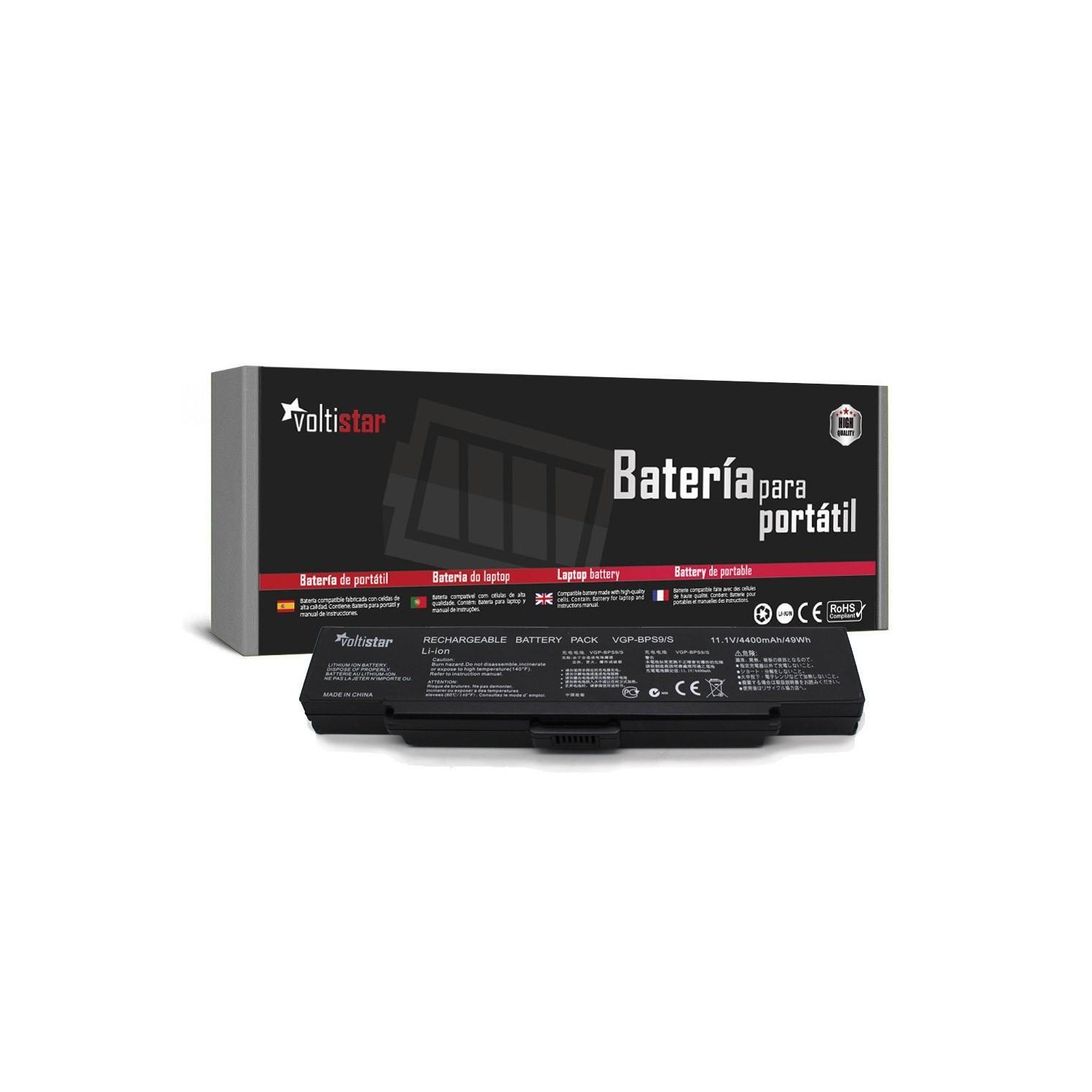 BATERÍA PARA PORTÁTIL SONY VAIO VGP-BPS10 BPS10 VGN-NR21S