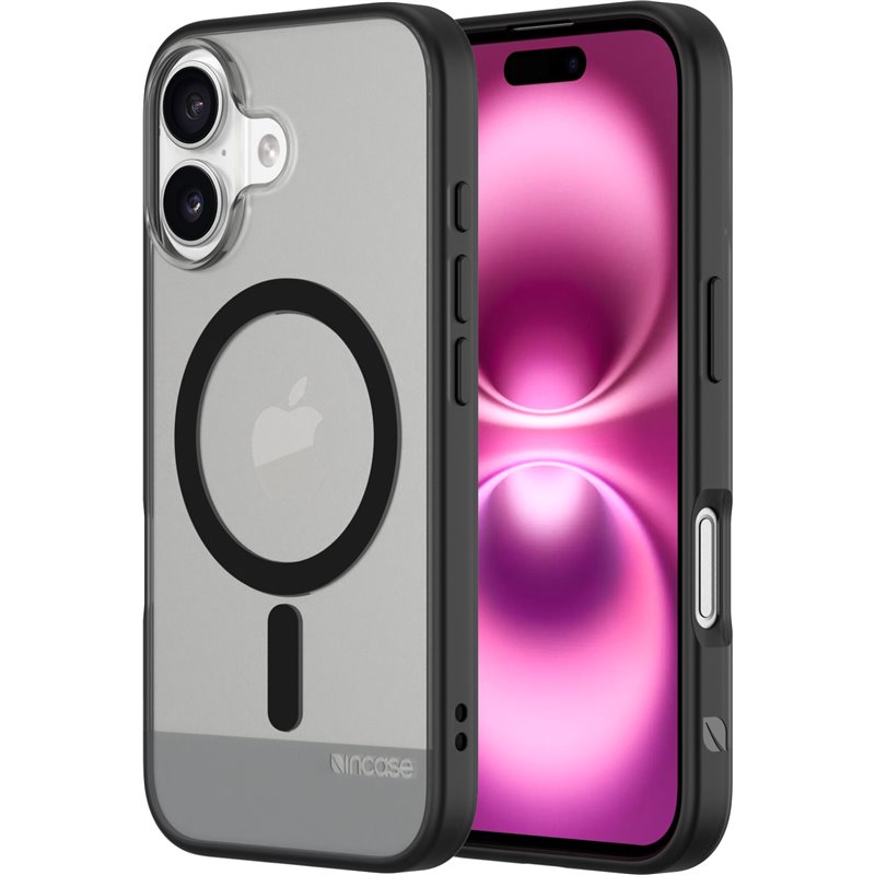 Funda movil back cover incase slim magsafe negro iphone 16
