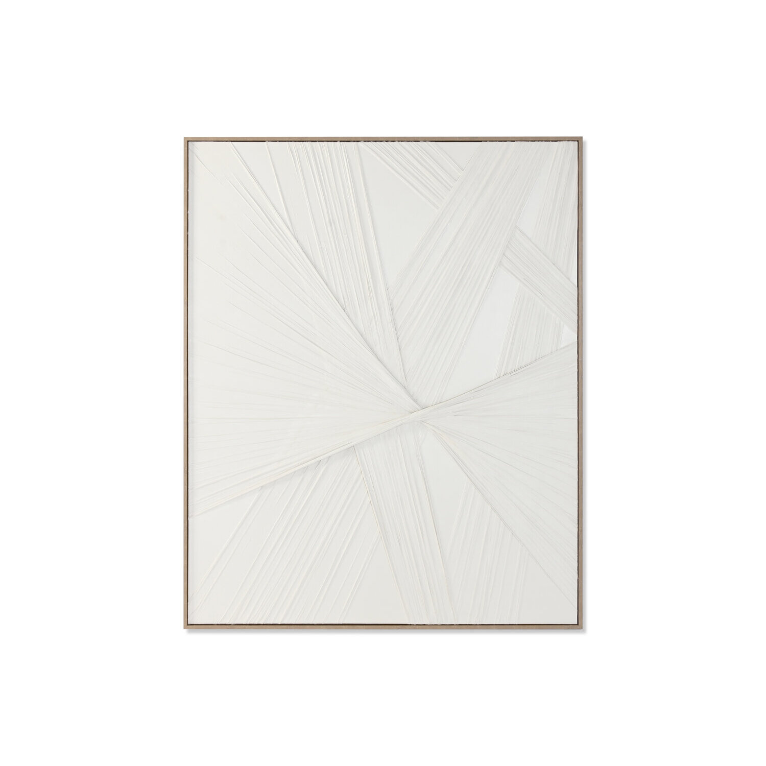 Cuadro lienzo ps 123,5x5x153,5 abstracto 3d blanco El mejor complemeto para tu hogar.