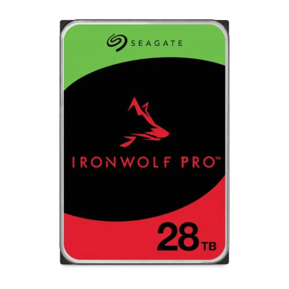 Disco Duro Seagate IronWolf Pro ST28000NT000 28TB HDD 7200rpm SATA III NAS CMR